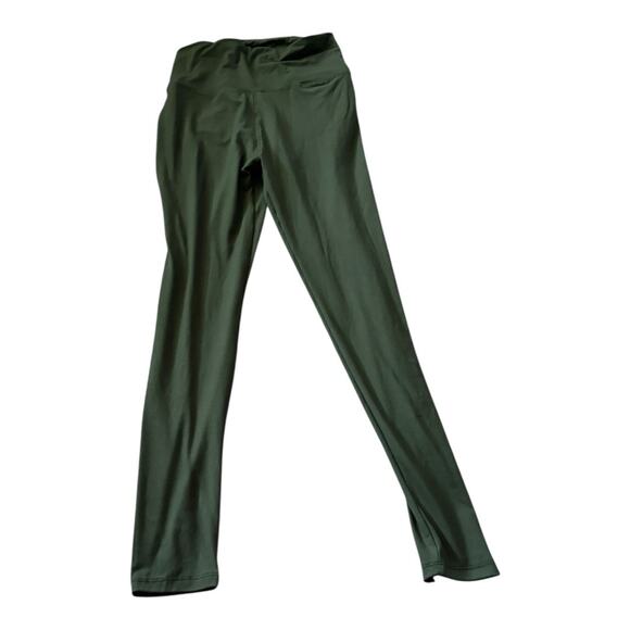 Green Leggings Size S/M - Picture 1 of 3